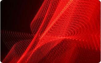 Graphique d'onde rouge